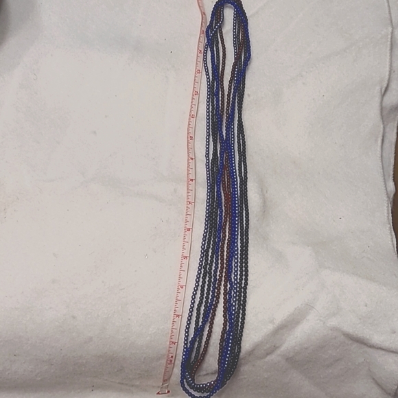 Set of 5 Beaded Necklaces - Picture 3 of 4